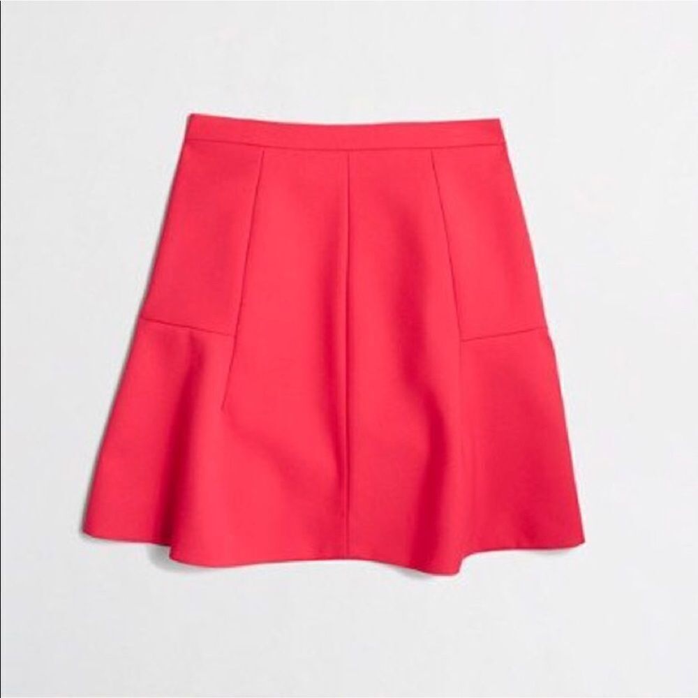 J. Crew Pink Flare Skirt Size 2